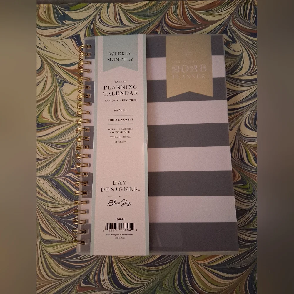 Two 2026 Daily Planners Brand NEW By BLUE SKY